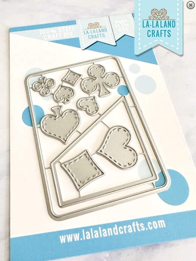 

Playing Card February 2023 Release Metal Cutting Dies Diy Scrapbooking Photo Album Decorative Embossing Papercard Crafts