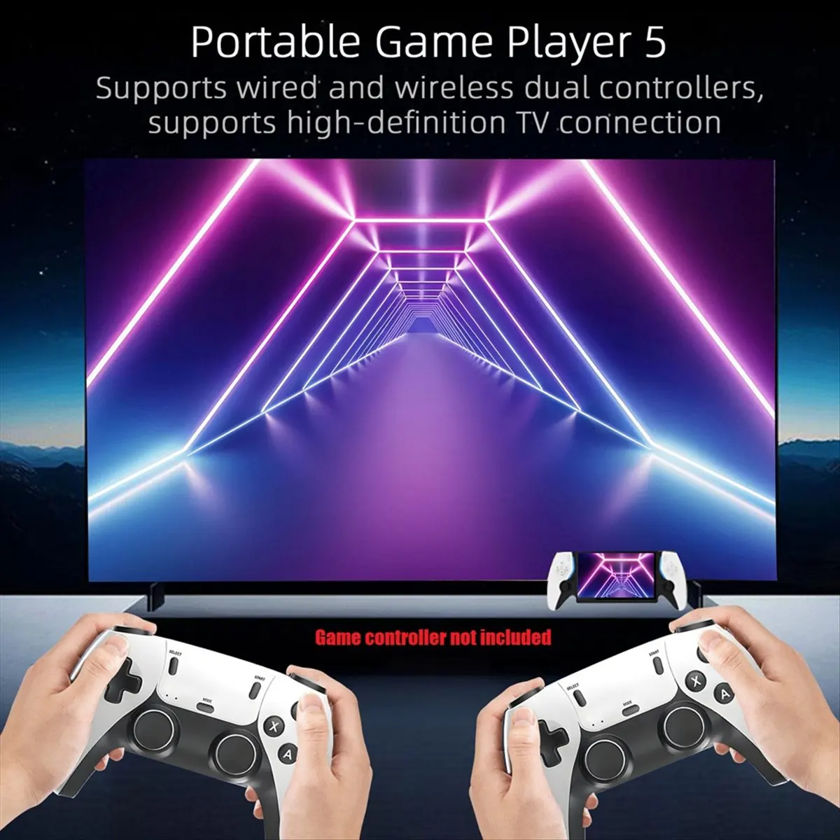 Superb-HC8000 7-дюймовый экран Ретро Портативная игровая консоль 64G 15000 Игры с открытым исходным кодом Игровой плеер Поддержка 30+ эмуляторов Белый (art.: 3920d32e45293) - 3920d32e45293