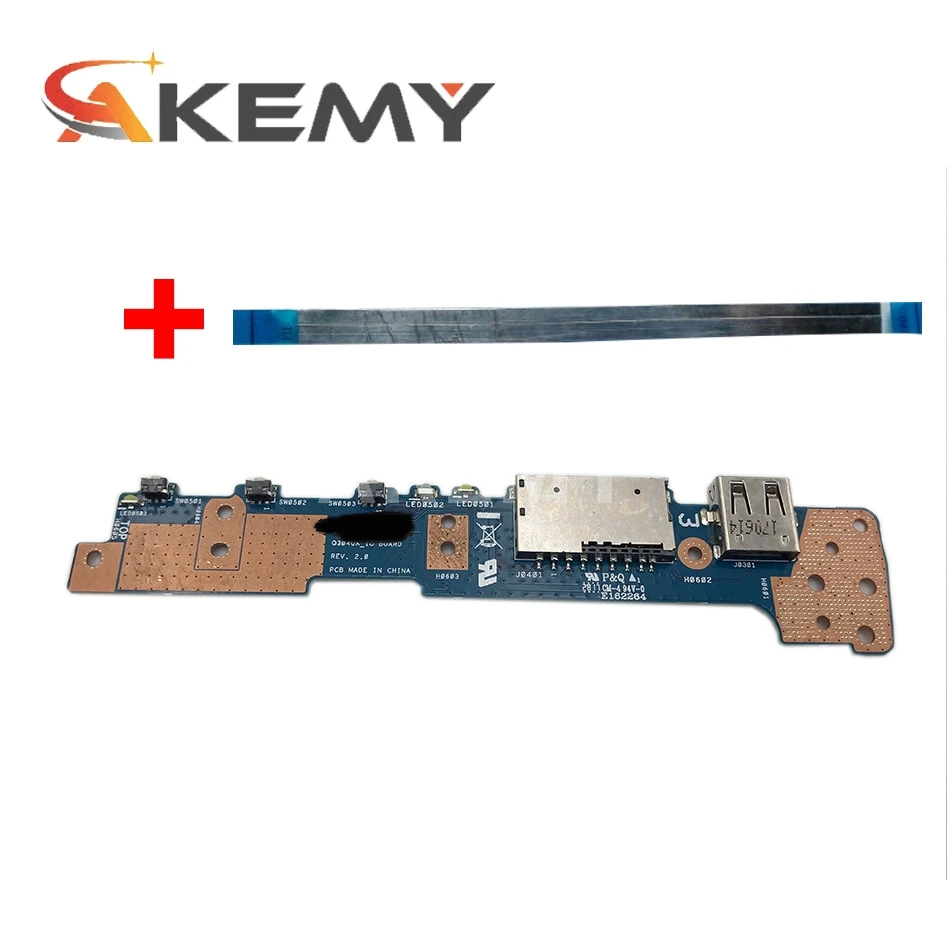 

60NB0AL0-IO1020 FOR Asus Q304UA-Bi5T24 USB Card Reader BOARD 100% Perfect work