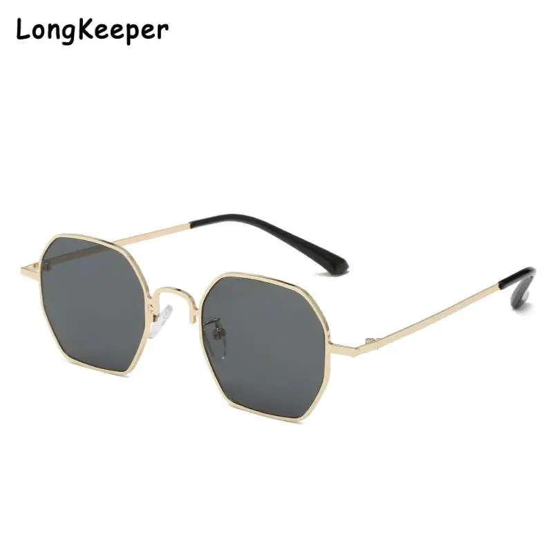 

Retro Small Polygon Sunglasses For Men Women Luxury Brand Shades Square Steampunk Sun Glasses Travel UV400 Lunette Oculos de sol