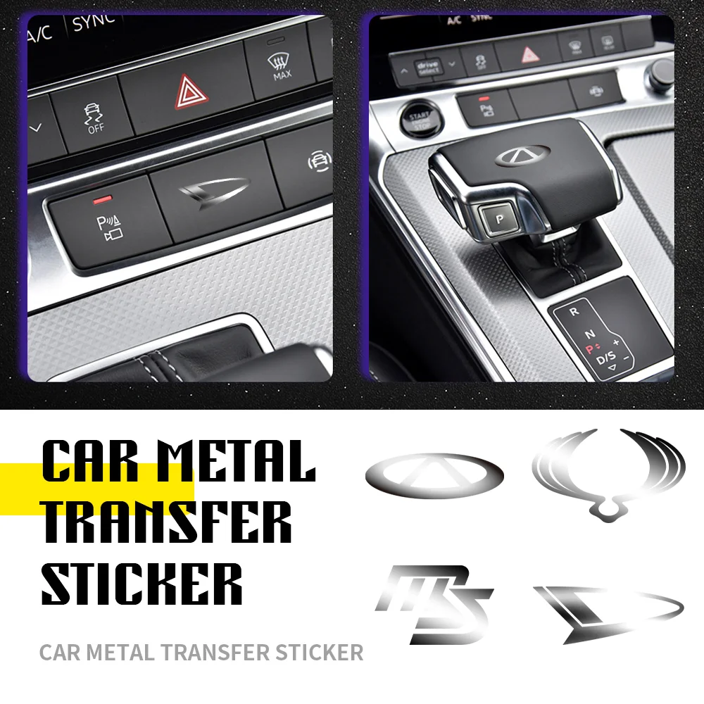 

10pcs Auto Styling Dashboard Decoration Stickers Car Interior Accessories For Mitsubishi Ralliart Lancer Outlander Competition