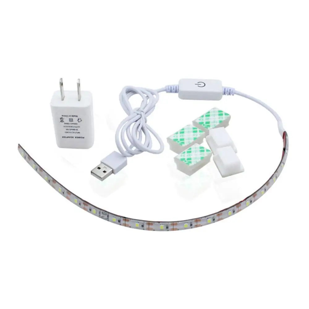 

Sewing Machine LED Light Strip flexible neon 5V USB ice tape Cold 30cm Industrial Machine Working LED Lights With touch switch