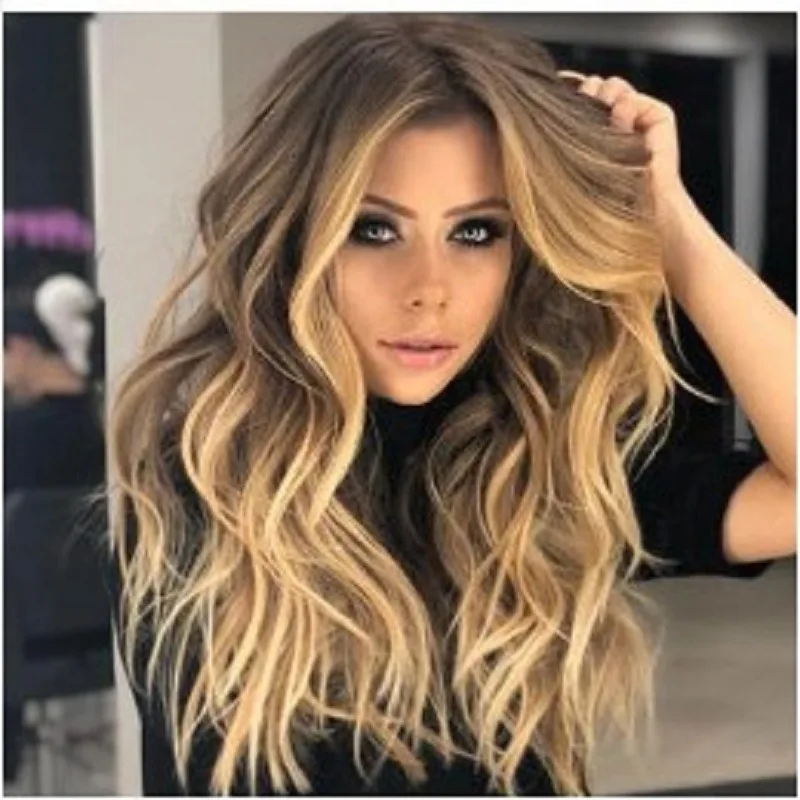 Европейские и американские женские парики популярные из человеческих волос