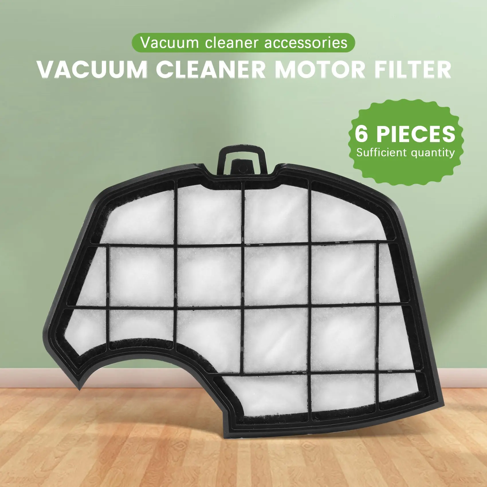 6 шт. для Vorwerk Kobold сменные фильтры защита двигателя VK150 VK140 аксессуары