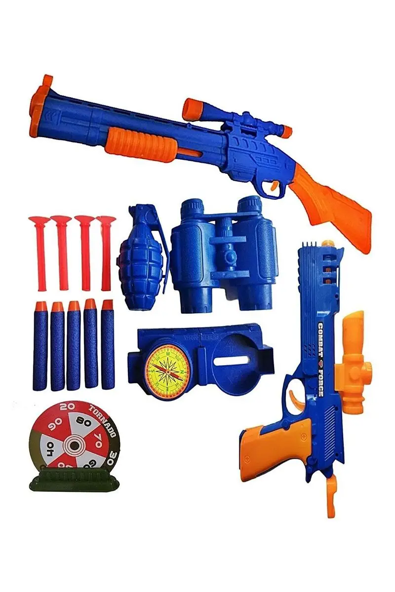 

Toy gun set sponge gun gun gun rifle binoculars