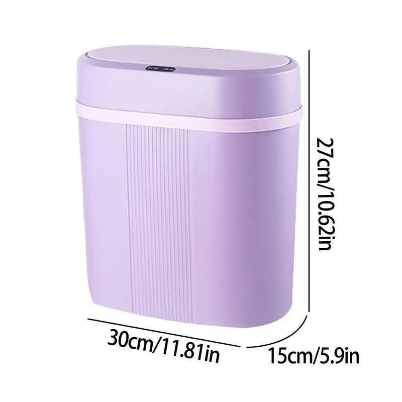 Автоматический мусорный бак тонкий датчик движения компактный большая емкость