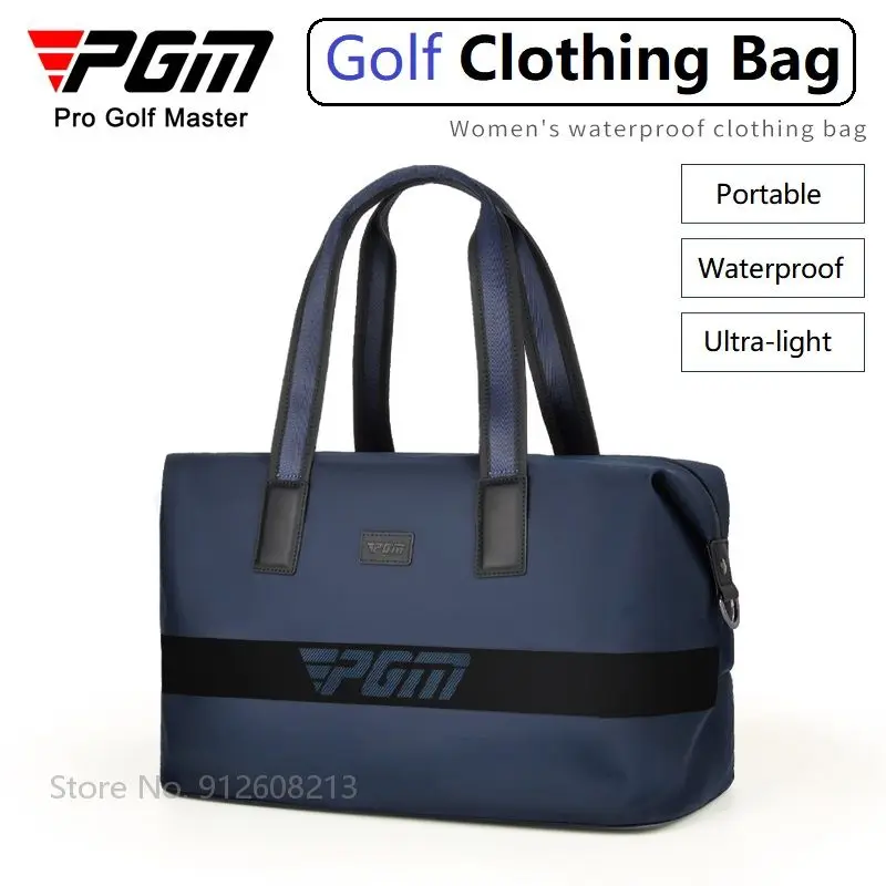 PGM Men Waterproof Golf Clothing Bag Male Ultra-light Portable Golf Shoes Bags High Capacity Outdoor Carry Bag Durable Handbags