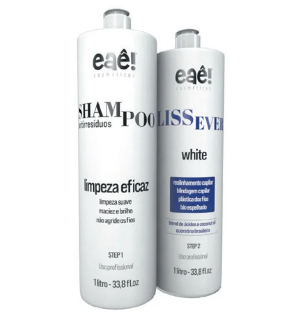 

EAER LissEver White Progressive Cosmetics + 2x1L Anti-Residue Shampoo