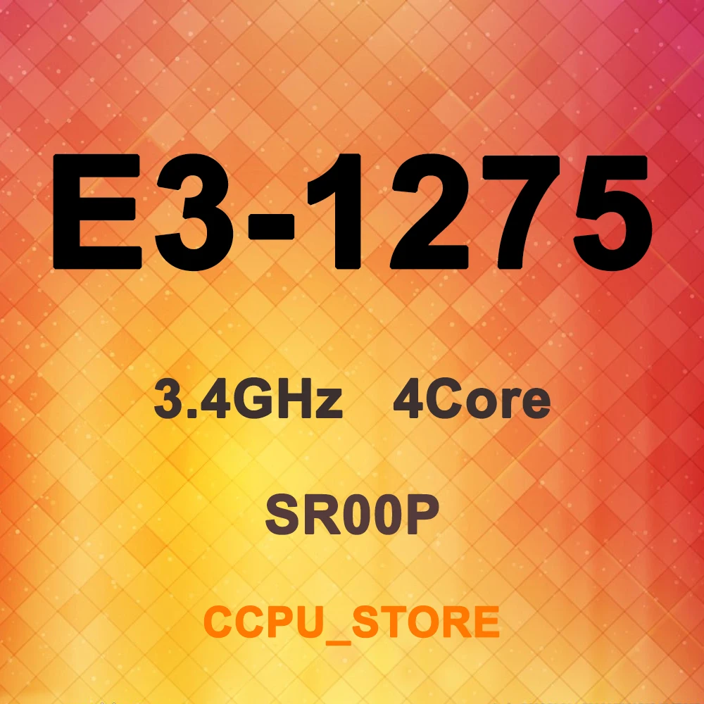 Ксеон E3-1275 SR00P 3 4 ГГц Ядра 8 нить Мб 95W LGA1155 Процессор процессор со встроенным