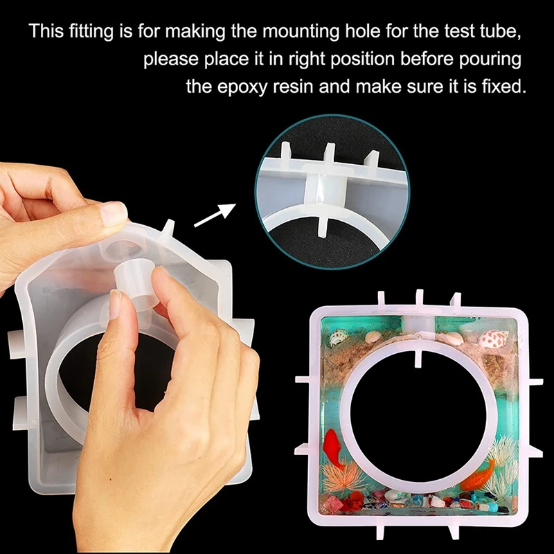 Смоляная форма для станции размножения растений эпоксидная ваза силиконовая