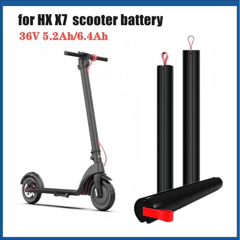 

Съемный аккумулятор 36 В Ач/6,4 Ач для скутера 10 Ач, подходит для складного электрического скутера HX X7 X8