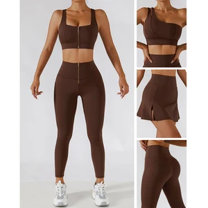 2 Piece Sports Suit Seamless Yoga Set Woman Two Piece Workout Women's Short Gym Workout Sport Shorts