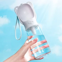 portable dog water bottle water pets cats outdoor travel drinking arc shaped bowl large capacity 550ml dog items food grade