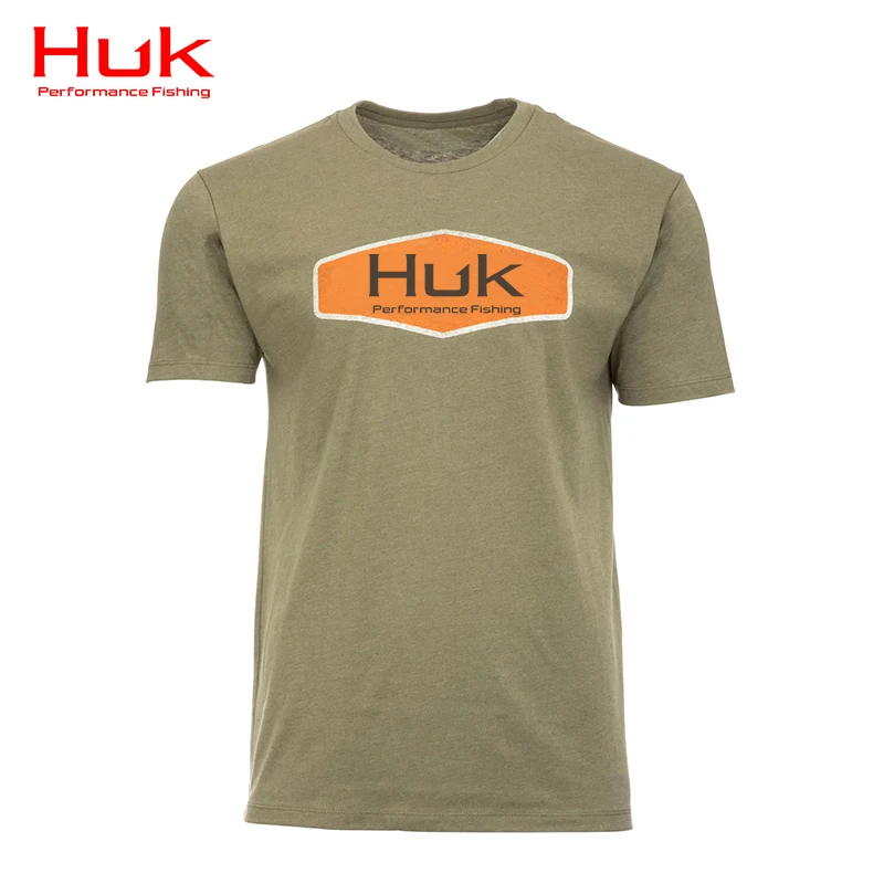 

2023 New traje de pesca Men's Summer HUK Short Sleeve T-shirt Outdoor sports UV Protection Fishing clothing T-shirt