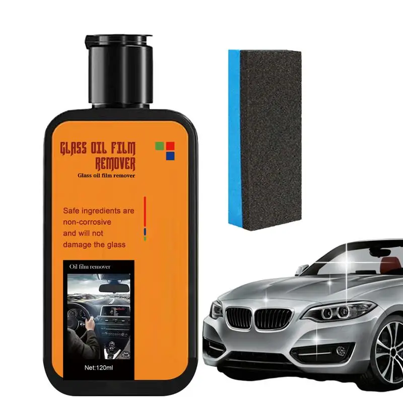 

120ml car Glass Oil Film Remover auto Windshield Polishing Compound Rearview Mirror Water Spot Oil Paste Remover accessories