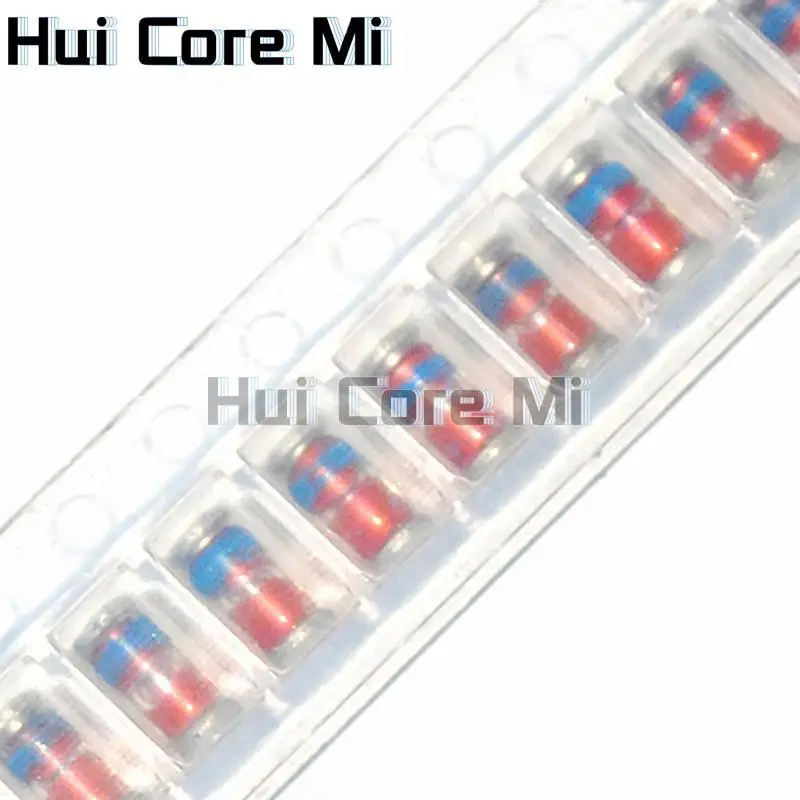 50 шт., 0,5 Вт SMD диоды Зенера, флэш-диоды ZMM3V6 ZMM3V9 ZMM4V3 ZMM4V7 ZMM5V1 5,6 В 6,2 В 6,8 в 7,5 в 8,2 В 2 в 2,2 в 2,4 В 3 в ZMM