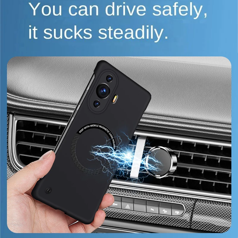 Жесткий Бескаркасный магнитный автомобильный держатель из поликарбоната чехол