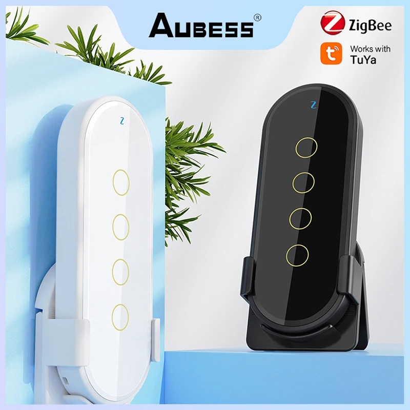 

Смарт-выключатель TUYA ZigBee сенсорный, 3,0 D, закаленное стекло