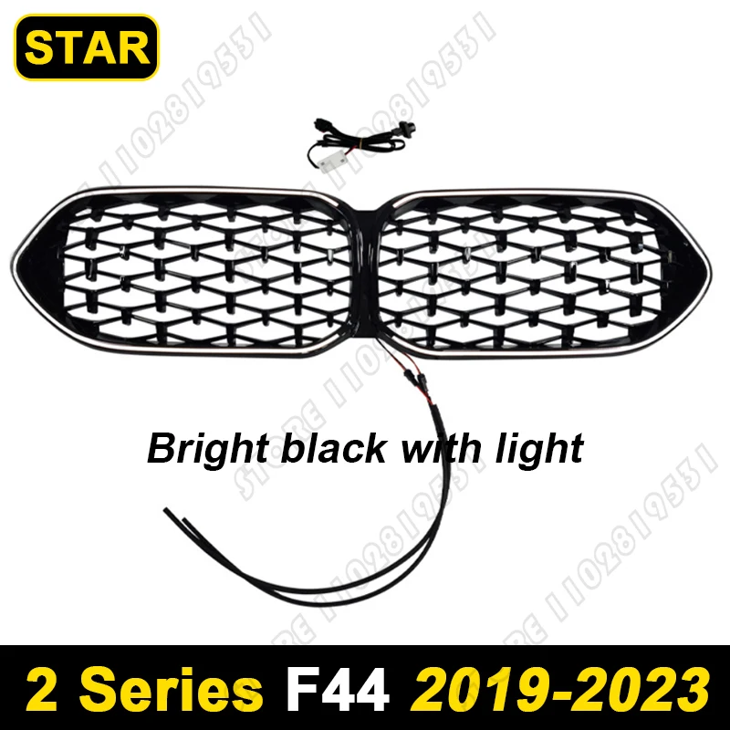 

Для BMW 2-Series 2019-2023 F44 218i 220i 230i M240i 218d 220d Бампер Mesh Racing Решетка для почек