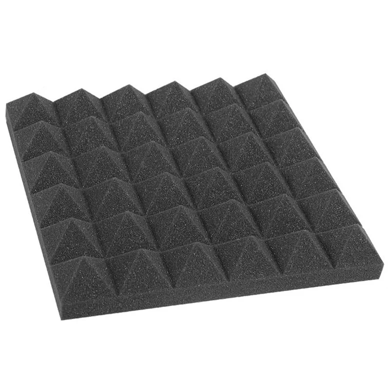 

48Pcs 30X30X2.5Cm Sound Insulation Cotton Sound Insulation Foam Sound Insulation Foam