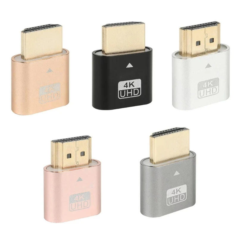 

Virtual Display Adaptor 3840x2160@60Hz 4K DDC EDID Dummy Plug Display Cheat Emulator Adapter Dropship