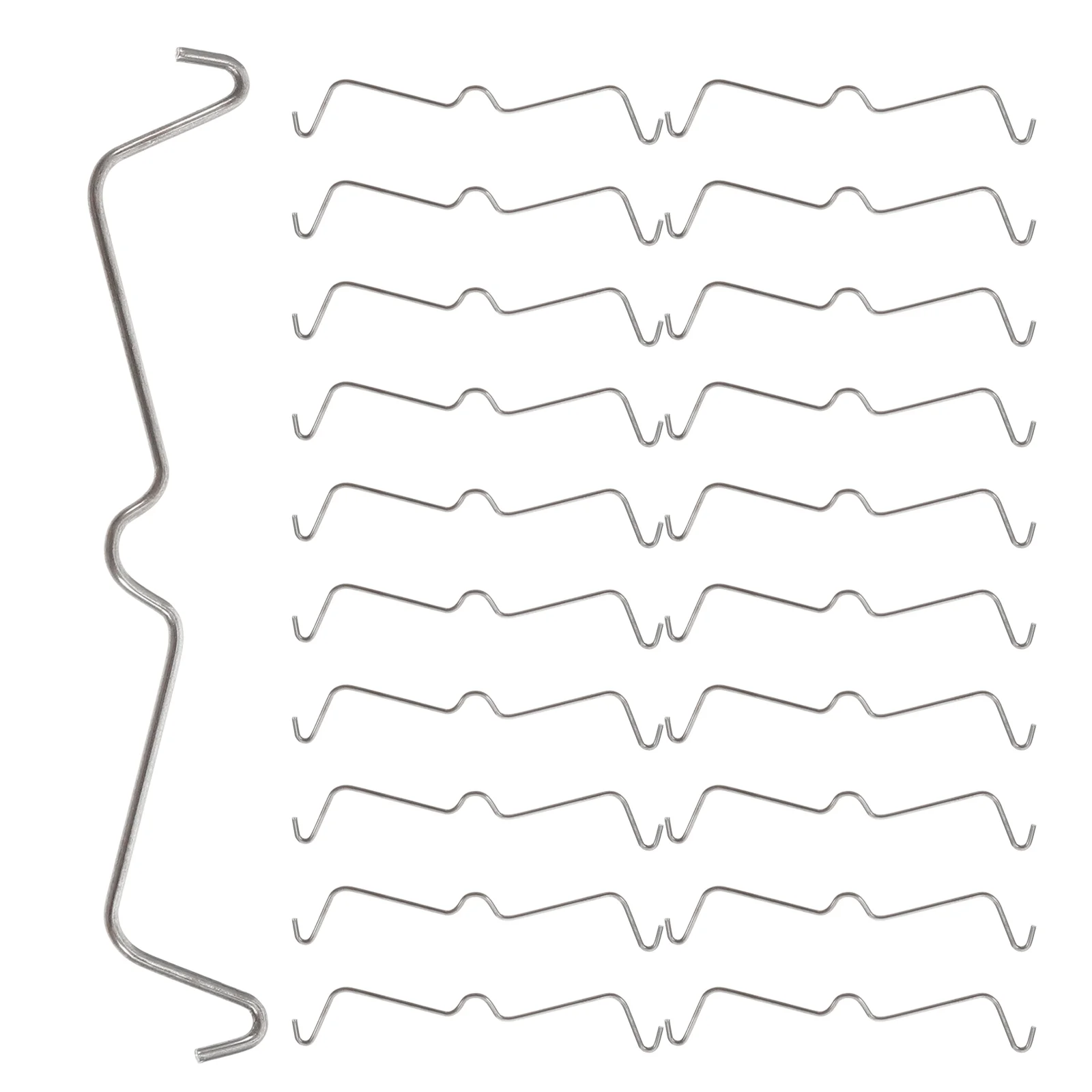 

Pegboard Hooks Peg Hook Locks Wall Board Display Stainless Lock Hangers Steel Organizer Control Metal Retailaccessories Stoppers