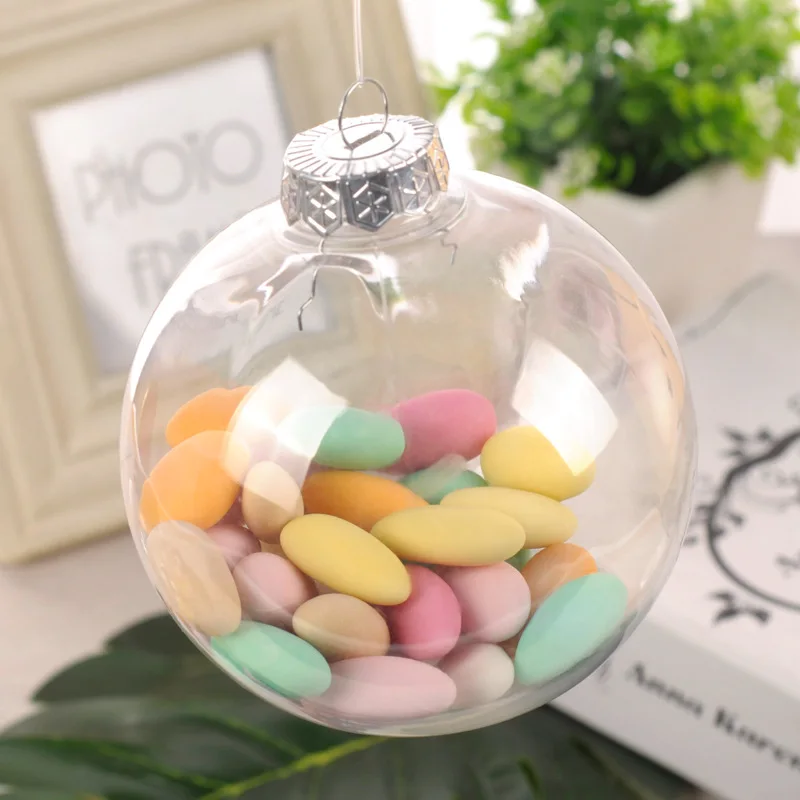 

20P Рождественский шар, пластиковый шар, высокая прозрачность, новогодняя елка, подвесной шар от производителя, оптовая продажа, рождественские украшения, подвесные