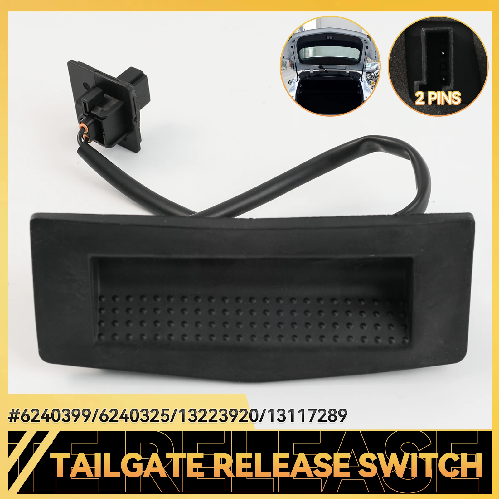 6240399   Для GM для Vauxhall Opel Astra H 2004-2019, сменный переключатель управления открыванием багажника и двери багажника 6240325 13223920 13117289