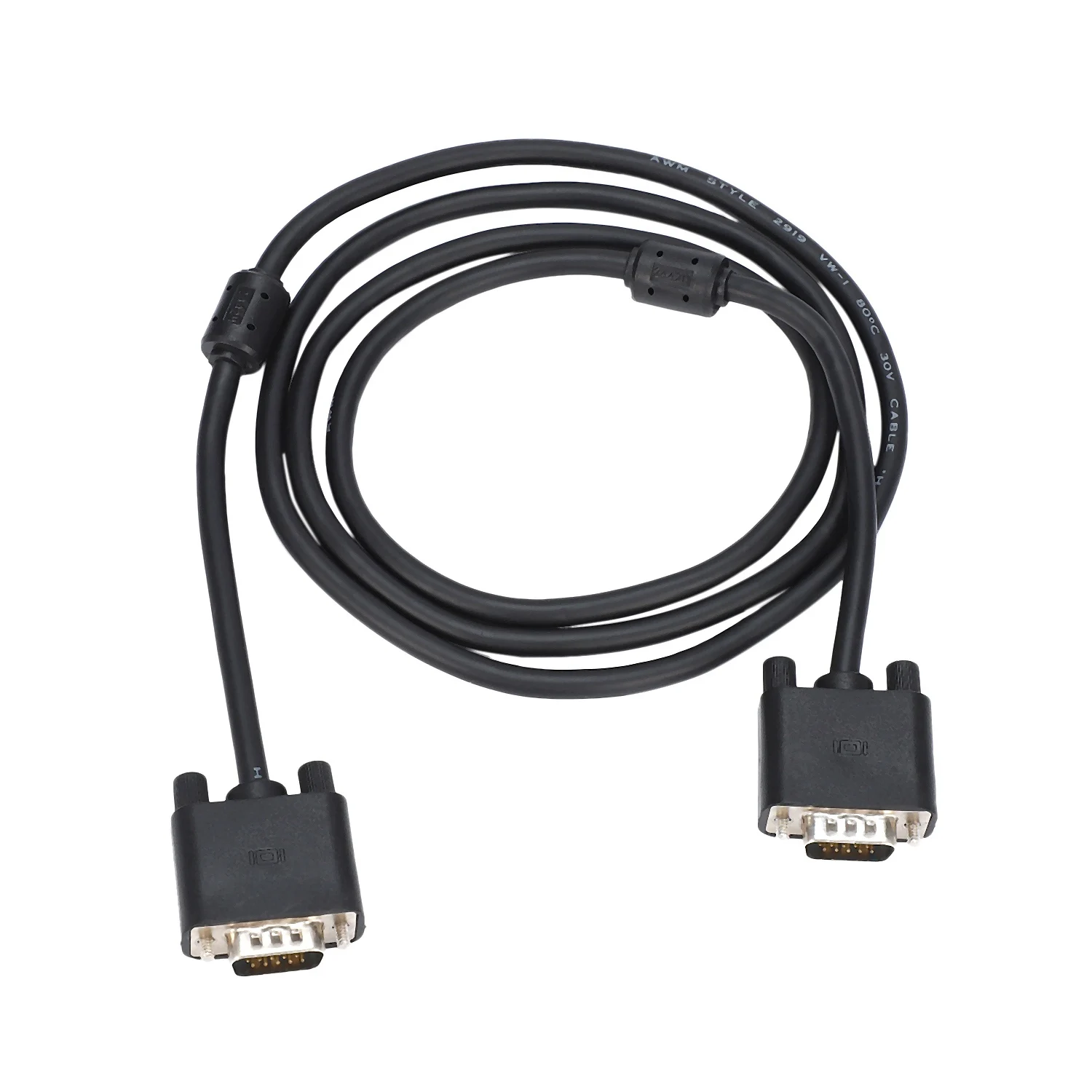 

1,5 м VGA кабель штекер-штекер 4 + 5 HD полностью проводной 15pin для Dell LCD CRT проектор ПК ноутбука монитор черный