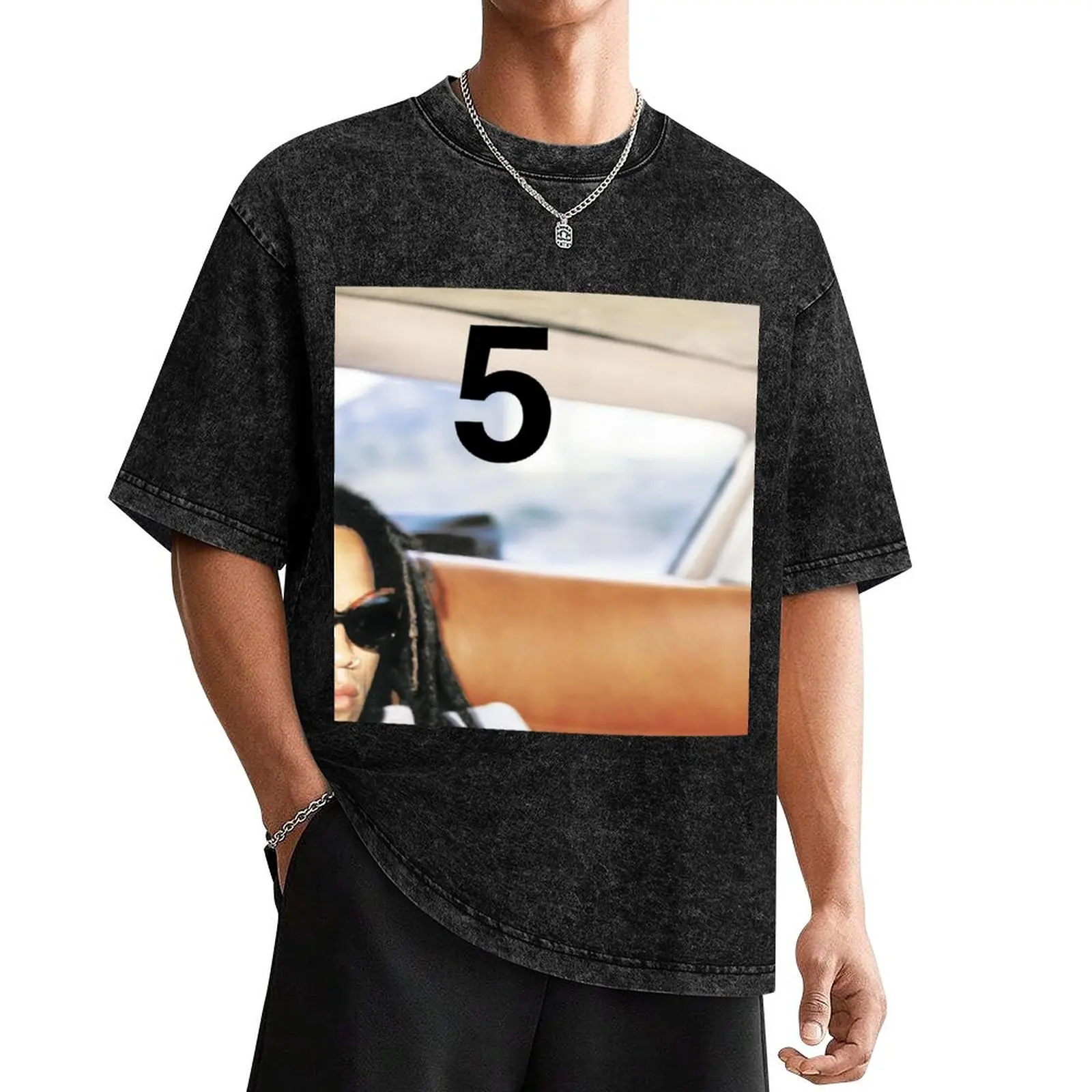 Футболка Lenny Kravitz 5 винтажные футболки рубашка на заказ черные для мужчин