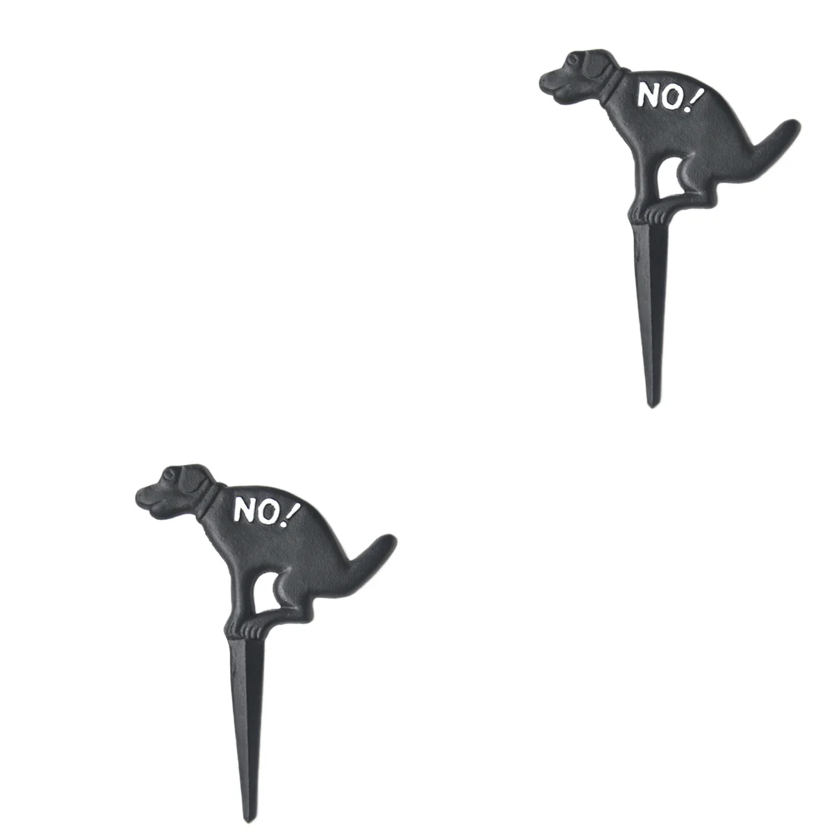 

Sign Dogyard Lawn Pooping Inserted Stakesigns Accessories Garden Poop Iron Dogs Pee Pet Metal Peeing From Stop Ornament Stakes