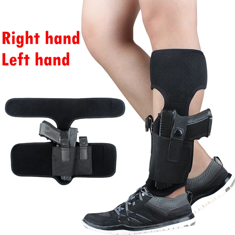 Universal Tactical Concealed Pistols Ankle Holster Right Left Hand Hunting Holsters for Glock 26 27 30 42 43 P238 P365 Beretta