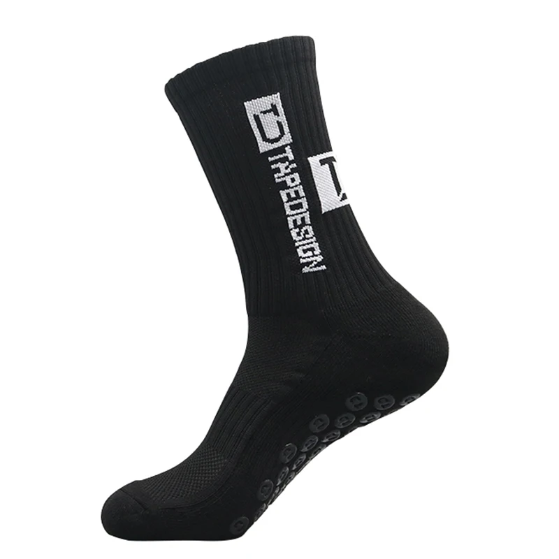 TDTAPEDESIGN 2023 New ANTI SLIP Football Socks Mid Calf Non Slip Soccer Cycling Sports Socks Mens Warm Sock EU38-44
