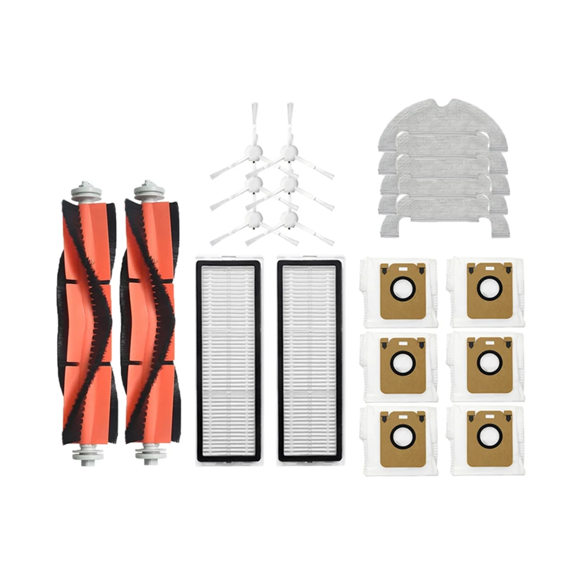 

Для Bot D10 Plus RLS3D Запчасти для робота-пылесоса основная боковая щетка Hepa фильтр Швабра тканевый пылесборник