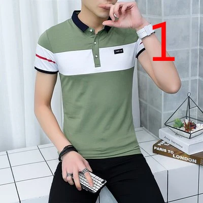 

Tide brand authentic letters casual short-sleeved t-shirt men's simple printing