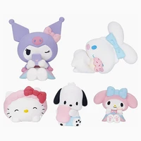 tomy gashapon genuine maid hello kt cat my melody pachacco kuromi cinnamoroll kitty action figures anime kids model toy gifts