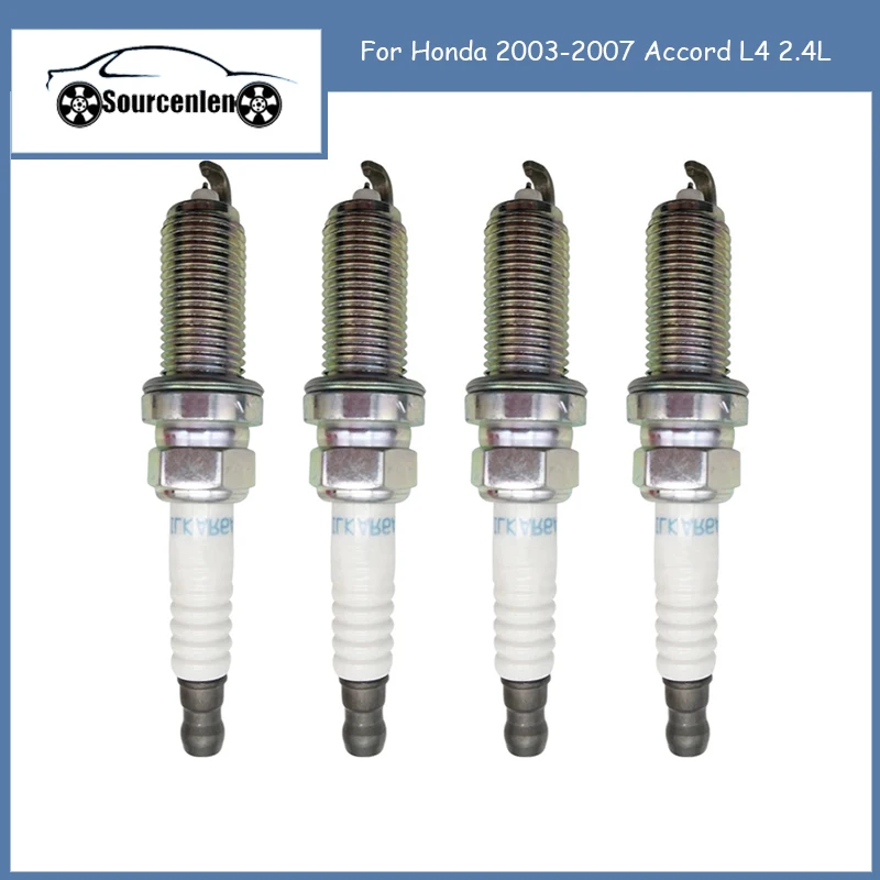 

4 шт., Свеча зажигания для Honda 6774-2003 Accord L4 2007 л