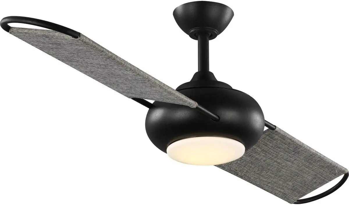 

Edisto 54" Collection Indoor/Outdoor Ceiling Fan with Two Canvas Wrapped Blade