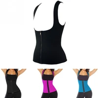sweat sauna suit vest body shaper women waist trainer slimming flat belly tummy control tank top fat burning fitness weight loss