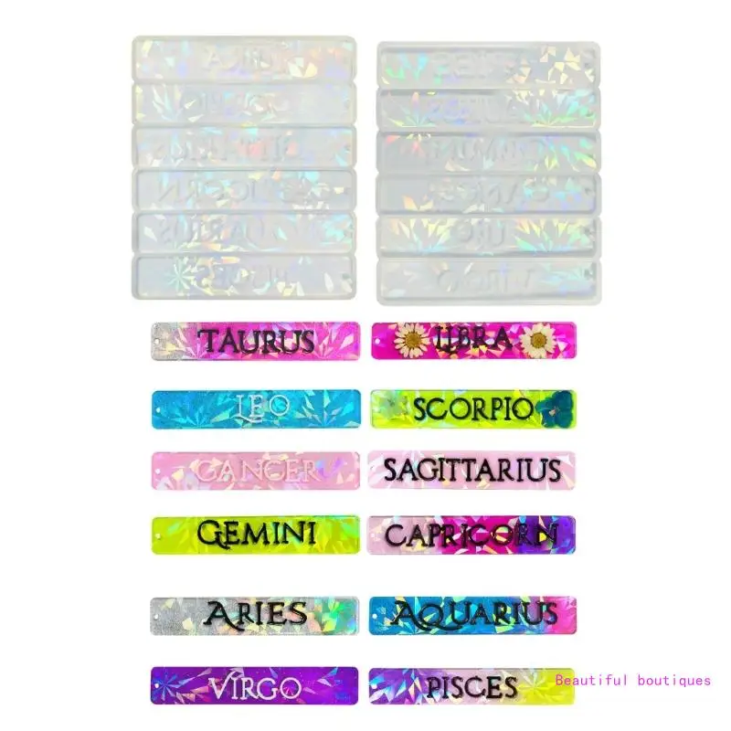 2 шт. форма для голографических закладок сделай сам легко чистящиеся силиконовые