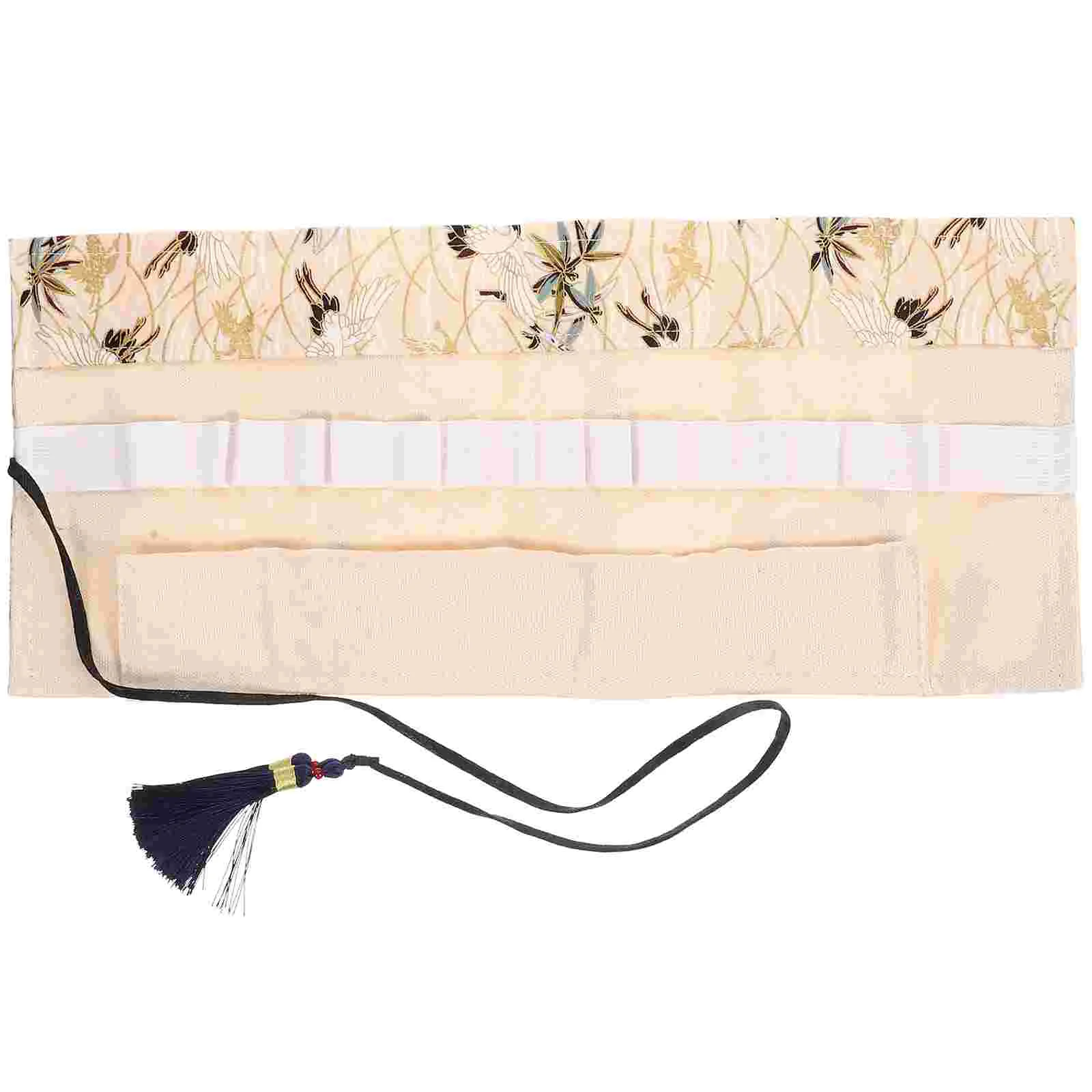 

3x Organizer Portable Crochet Hook Case Sewing Bag Crochet Bag for Storage Sewing Home Outdoor