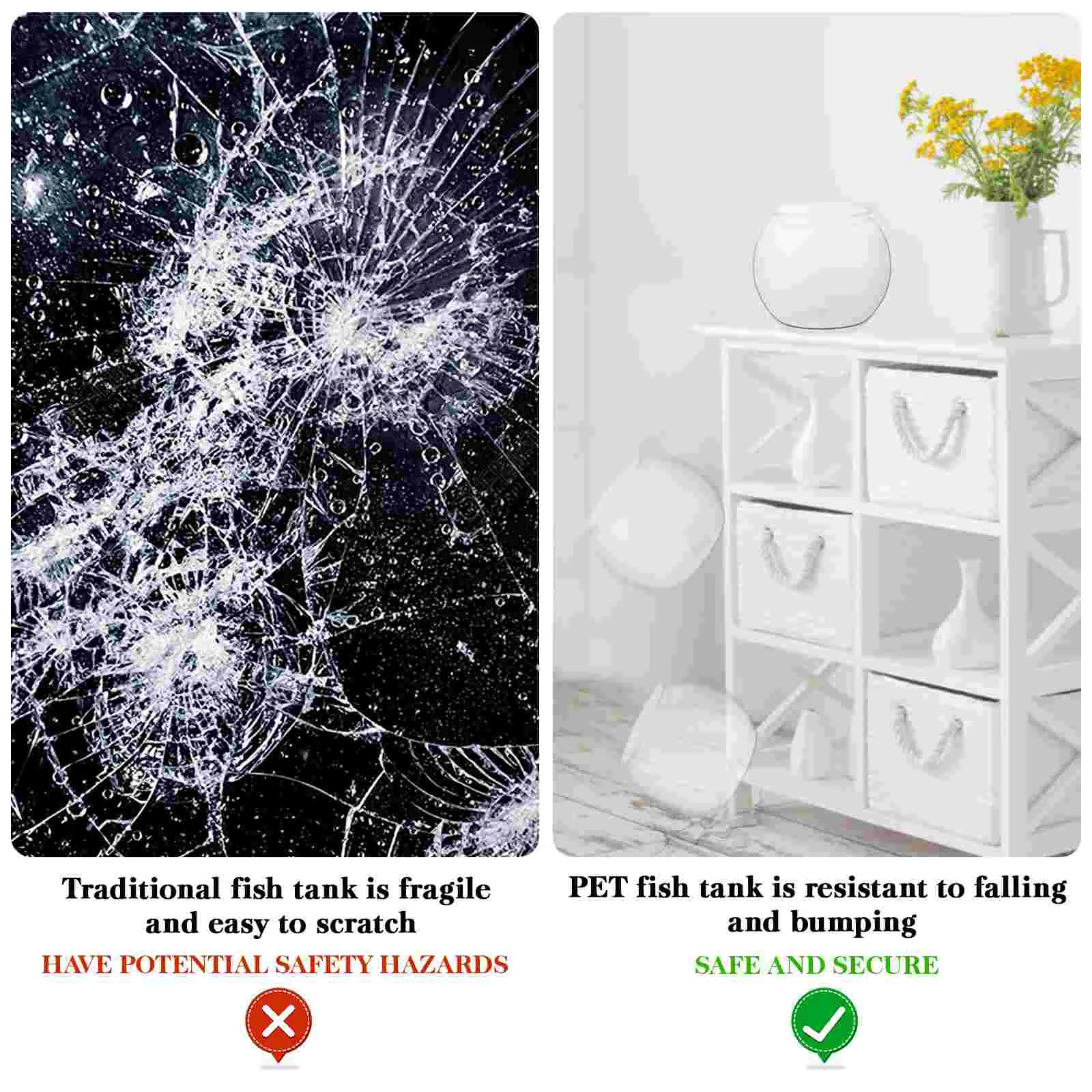 Миска для золотой рыбки круглые аквариумные пластиковые миски резервуар