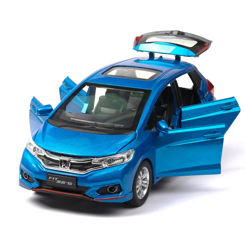 Новая модель литая игрушечная машинка 1:32 из сплава HONDA FIT миниатюрная шкала