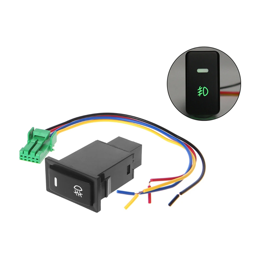 

Кнопка переключателя противотумансветильник р для автомобиля AVANCIER Accord Crosstour Odyssey, Зеленая кнопка переключателя противотуманных фар с прово...