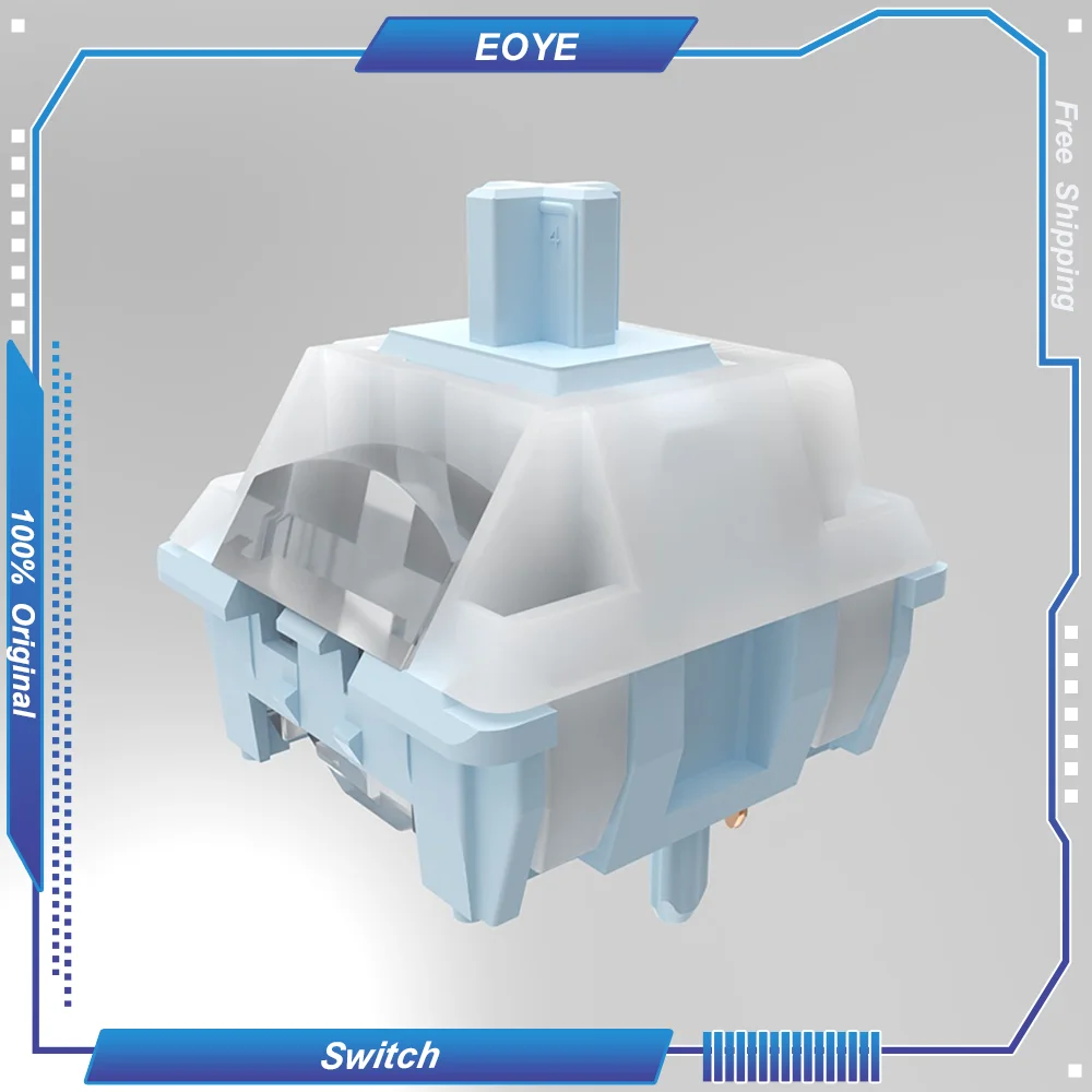 JERRZI морская соль мусс переключатель линейная серебряная ось горячая замена