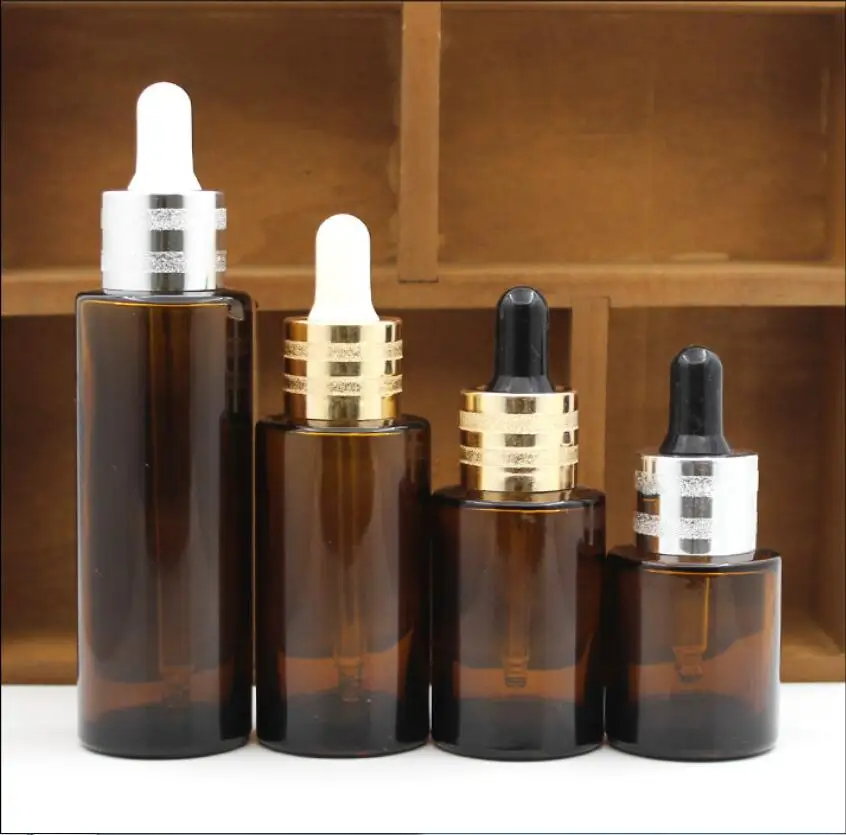 Многоразовый стеклянный флакон для косметики 60 мл