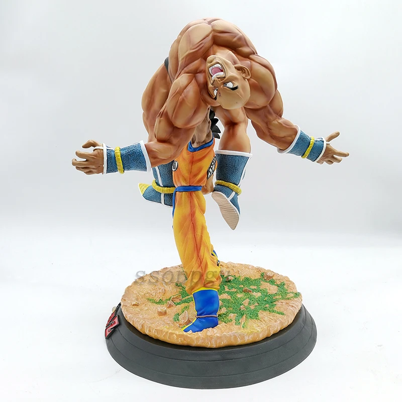Дешево Фигурка из аниме «Драконий жемчуг», Сон Гоку против наппа, сцена битвы, настольное украшение, фигурка из ПВХ, Коллекционная модель, игрушки, ...