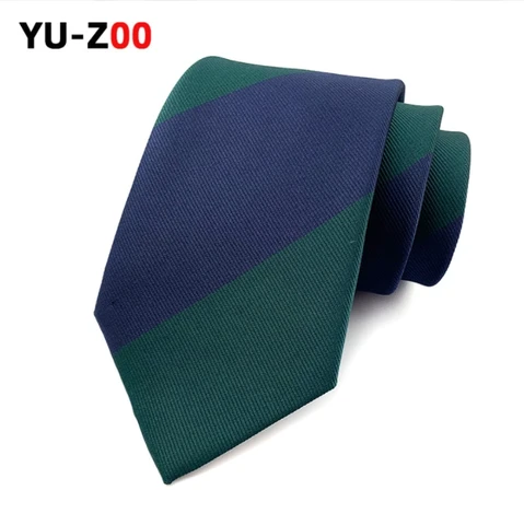 Классический шелковый галстук Ricnais в синюю, черную, красную полоску, 8 см, мужской галстук для свадьбы, бизнеса, официального мероприятия вечерние, повседневный подарок