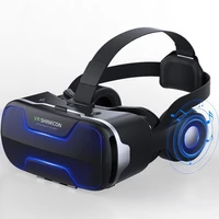g02ed shinecon 3d vr glasses helmet virtual reality headset panoramic for 4 7 6 0 inch phone smartphone 3d stereo sound effect
