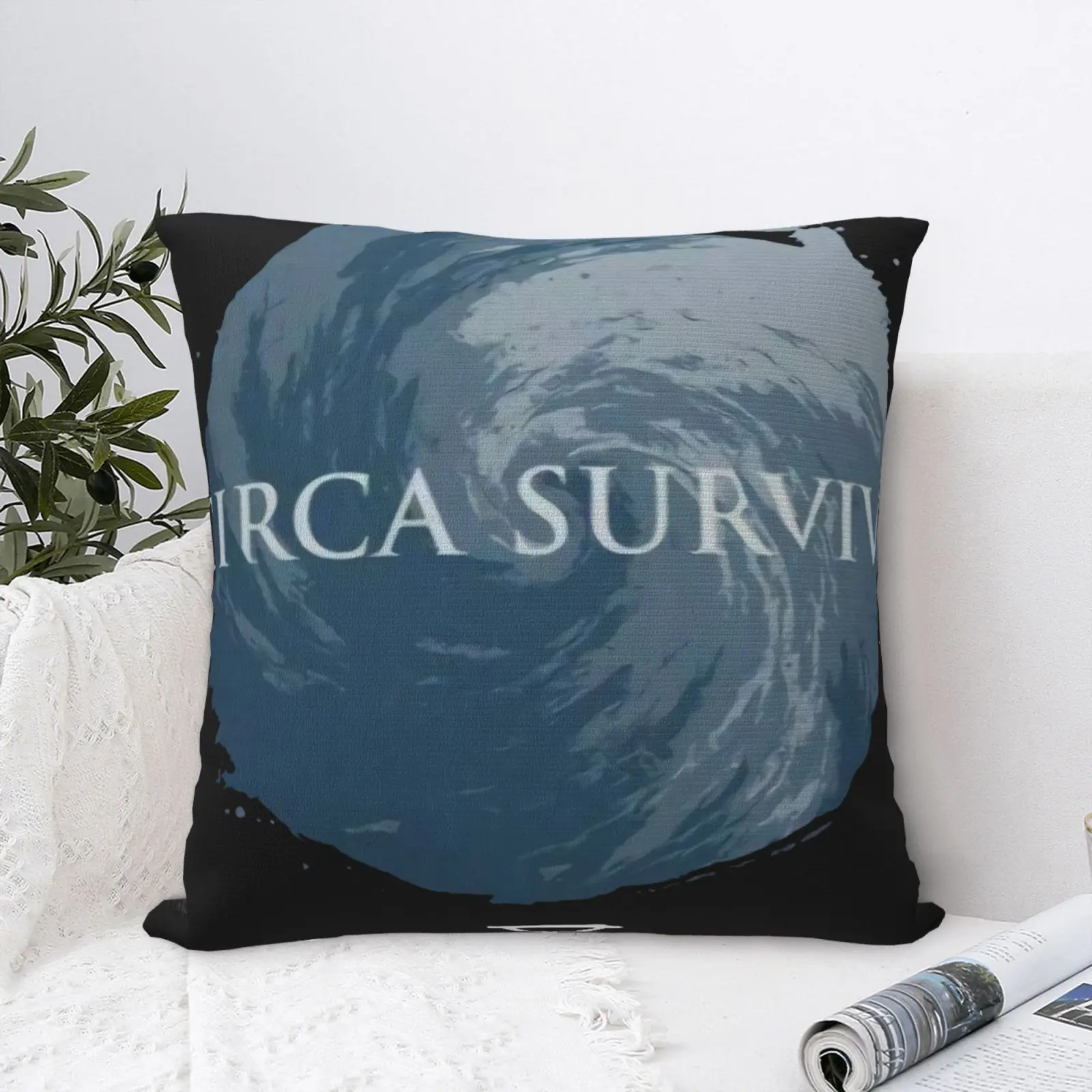 

Около выживания шторм Лицензионная Подушка Merch Band чехол диванная подушка для спальни черное аниме Персонализированная детская подушка